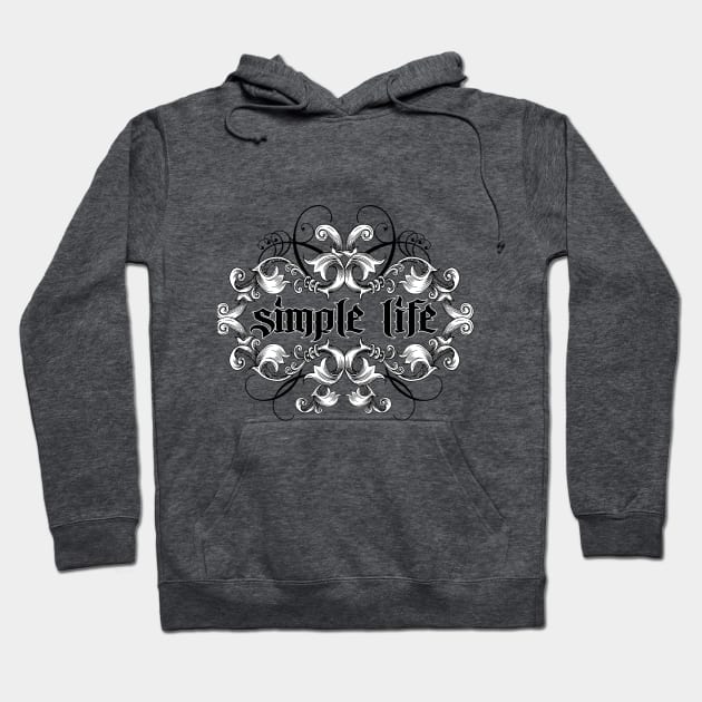 typography Hoodie by HornArt